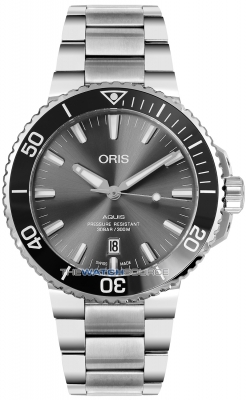 Buy this new Oris Aquis Date 43.5mm 01 733 7730 7153-07 8 24 15PEB mens watch for the discount price of £1,848.00. UK Retailer.